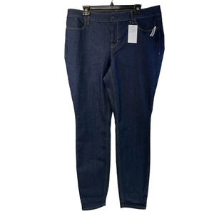 Old Navy Womens 18 Plus Dark Blue Jean Super Skinny